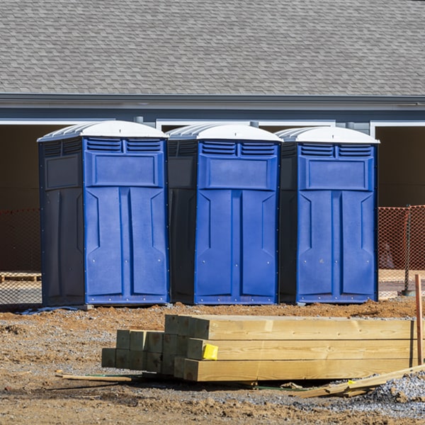 are there any restrictions on what items can be disposed of in the portable toilets in Fanning Springs